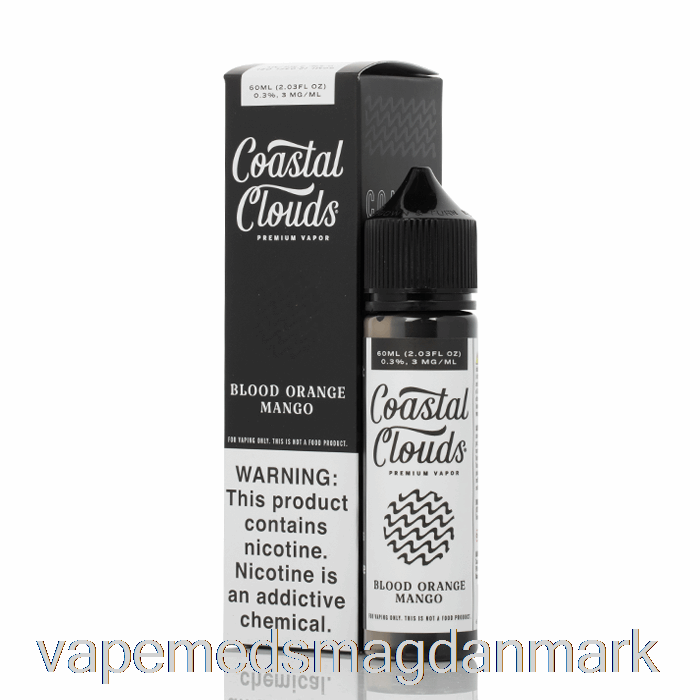 Vape Med Smag Blood Orange Mango - Coastal Clouds Co. - 60ml 6mg